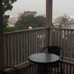 rain viewed from a verandah
