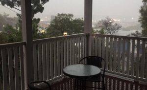 rain viewed from a verandah